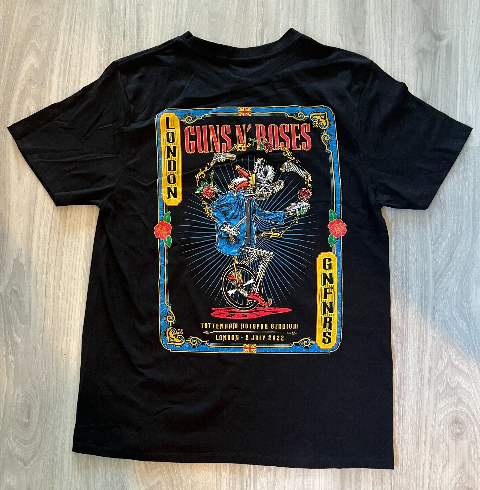 Guns N Roses London July 2, 2022 T-shirt Uk England Size Xxl Authentic Robot